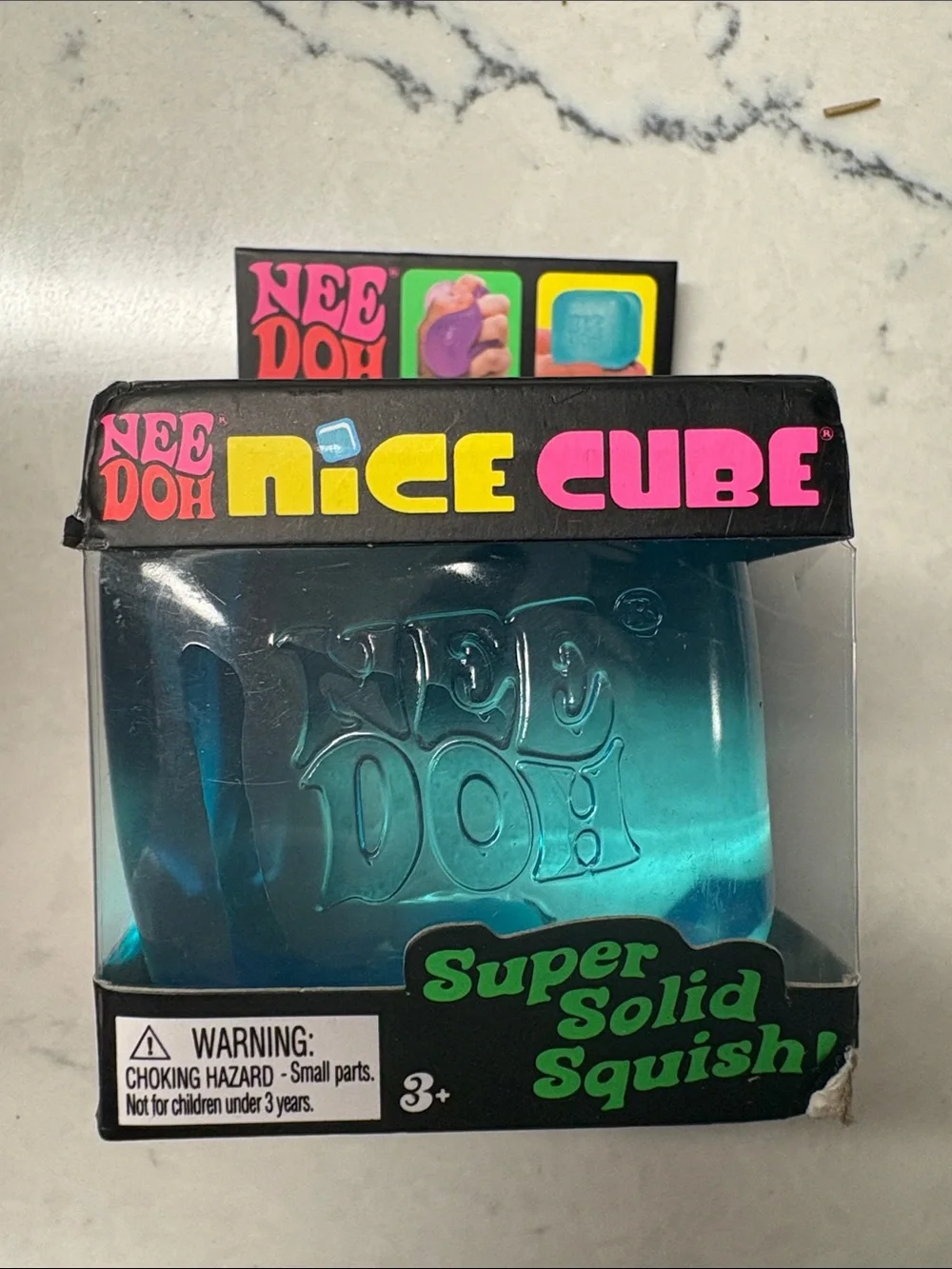 NeeDoh Nee Doh Nice Cube Blue Schylling Authentic NEW
